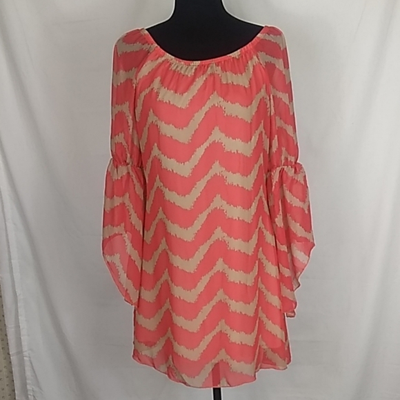 Vall Chevron tunic blouse. Size small - Picture 1 of 6